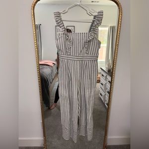 Linen Striped Romper